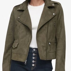 Banana Republic Suede Moto Jacket
